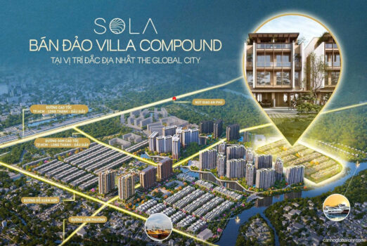 SOLA The Global City – Kiệt tác biệt thự ven sông