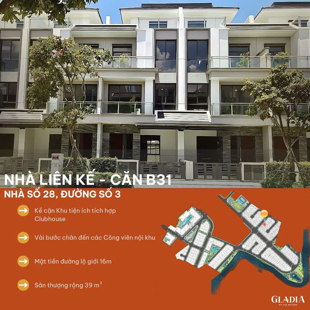 NHÀ LIÊN KẾ B31 – CĂN SỐ 28 | NHÀ PHỐ SINH THÁI HIỆN ĐẠI - AN CƯ ĐẲNG CẤP - Ảnh 4